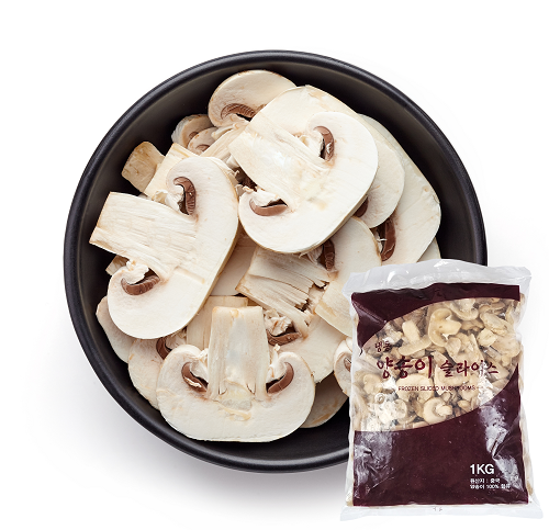 신정푸드간편식재료 크림스프 리조또 표백제 사용없는 양송이버섯 1kg 1팩